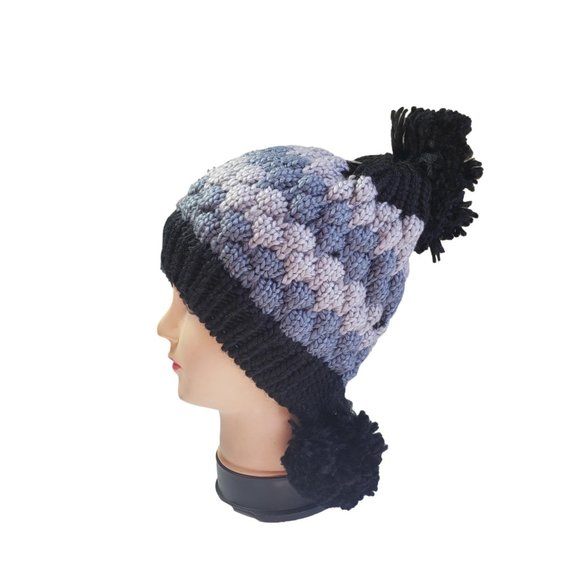 3 Hats For $15 Winter Clearance Knitted PomPom Ear Flap Warm Beanie Multicolor - Picture 10 of 16